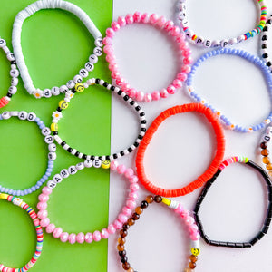 The Flower Power Stretchy Bracelet Making Kit