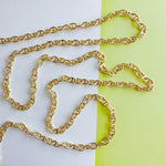 10mm Shiny Gold Oval Anchor Link Chain