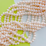 8mm White Freshwater Pearl Strand