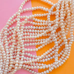 7mm Warm Freshwater Pearl Rounds Strand