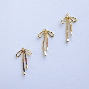 31mm Gold Bow Charm