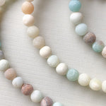 6mm Matte Amazonite Rounds Strand