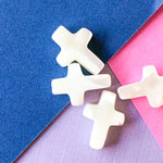 10mm Mother of Pearl Crosses - Pack of 4