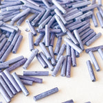 2mm Matte Purple Vintage Porcelain Bugle Pack