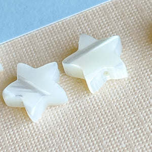 8mm Mother of Pearl Star - 5 Pack