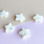 10mm Mother of Pearl Star - 5 Pack