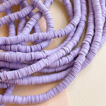 6mm Iris Polymer Clay Heishi Strand