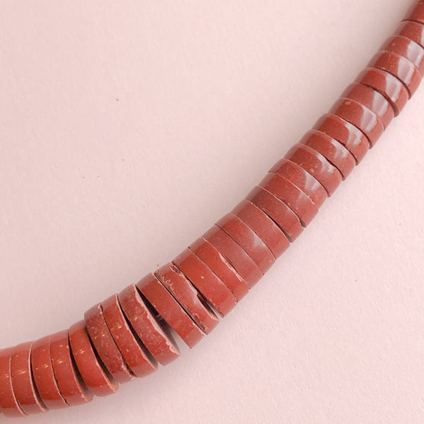 4-12mm Graduated Red Jasper Strand