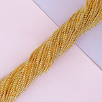 2mm Gold Hematite Rounds Strand