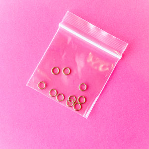 6mm Gold Filled Soldered Jump Rings - Pack of 10