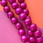 12mm Plum Wood Rounds Strand