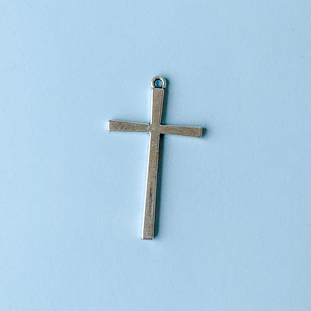 Thin Pewter Crosses - Pack of 2 - Beads, Inc.