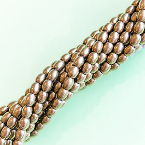 5mm Brass Oval Rice Strand