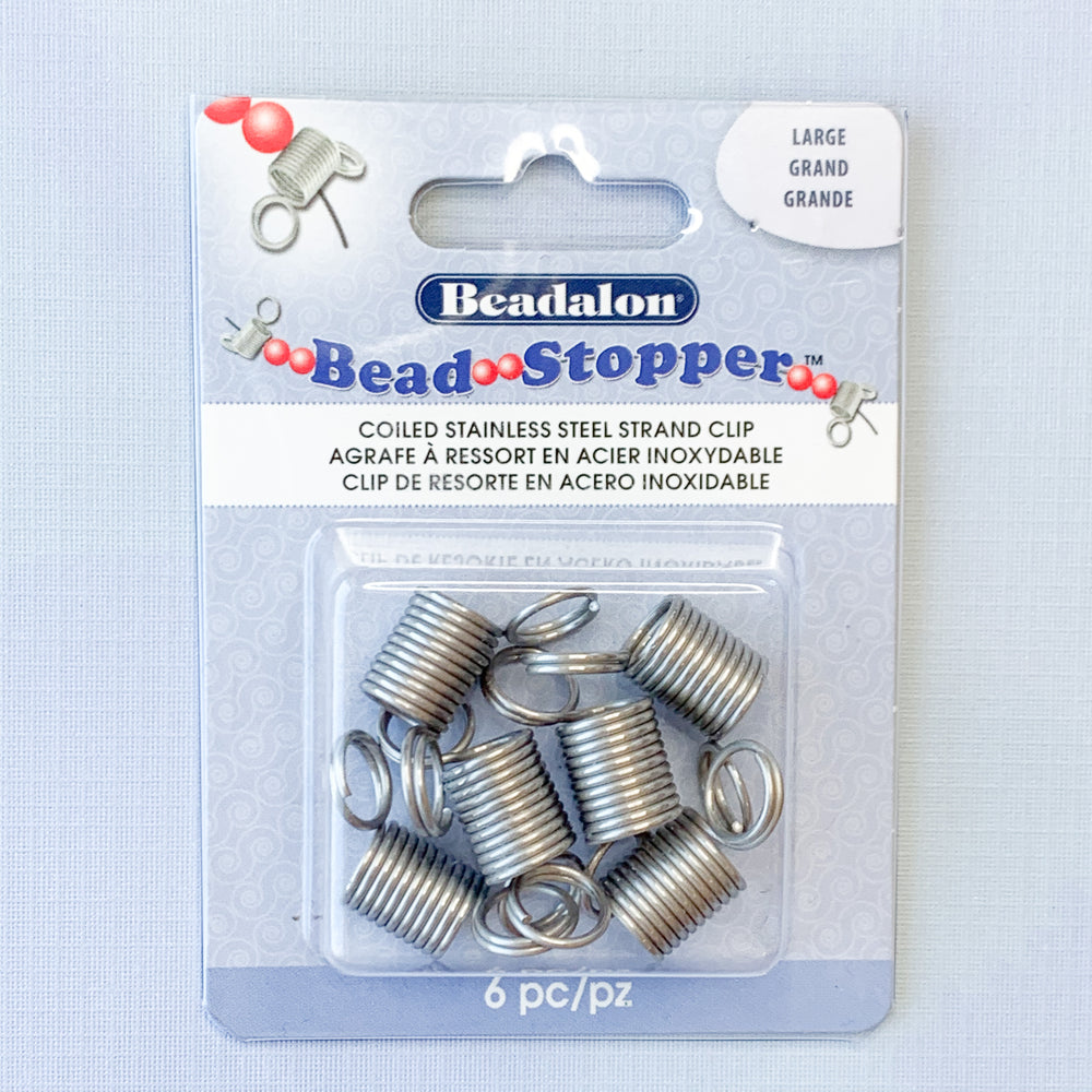 12mm Stainless Steel Beadalon Bead Stoppers - 6 Pack