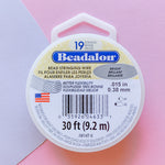 .015 Bright Beadalon Stringing Wire -30 Ft