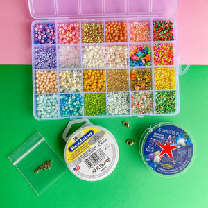 Sunshine Seed Bead Box Set 2-4mm 4,000 pieces+