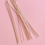 2-3" Gold-Filled Headpin - Pack of 20 - Christine White Style