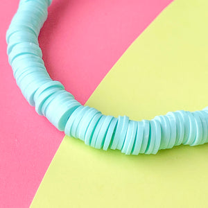 8mm Calypso Polymer Clay Heishi Strand