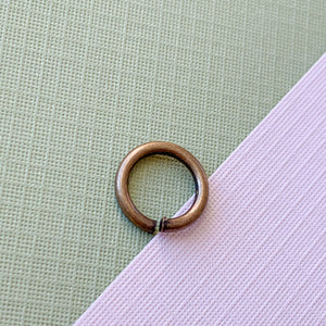 12mm Heavy Duty Jump Ring Antique Brass - 20 Pack