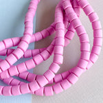 6mm Thistle Polymer Clay Barrel Strand