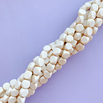 8mm White Triangular Wood Strand