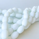 14mm White Heat-Treated Quartz Barrel Strand