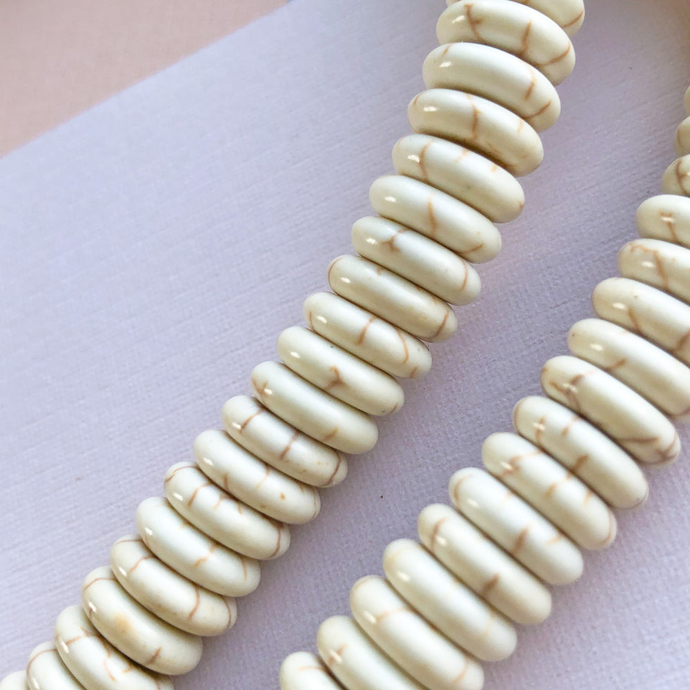 10mm White Magnesite Disc Strand