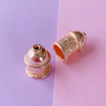 14mm Rose Gold Cap- 2 Pack - Beads, Inc.