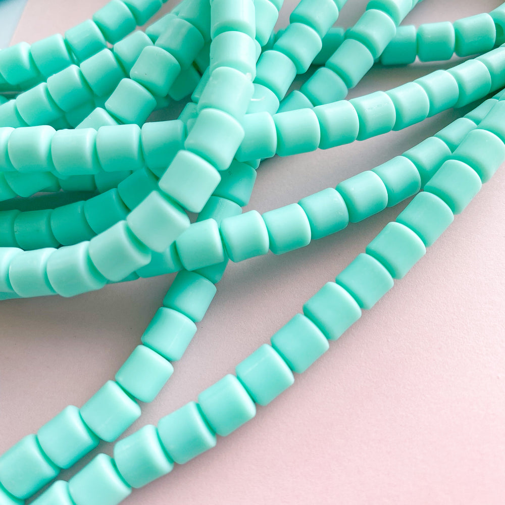 6mm Calypso Polymer Clay Barrel Strand