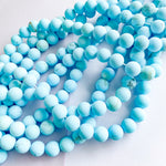 12mm Matte Turquoise Howlite Round Strand