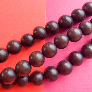 12mm Espresso Wood Rounds Strand