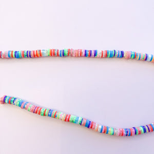 6mm Confetti Polymer Clay Heishi Strand