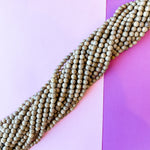 7mm Round Exotic Phoebe Wood Strand