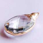 28mm Teardrop Crystal Pendant