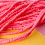 4mm Pickled Egg Polymer Clay Heishi Strand